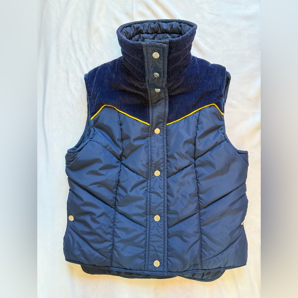 Vintage Obermeyer Carson Down Fill Puffer Winter Ski Snow Vest women’s Large